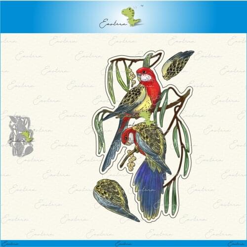 2 parrots metal cutting dies 2020 new diy mould Scrapbooking Paper Making Embossing tools die cuts crafts dies