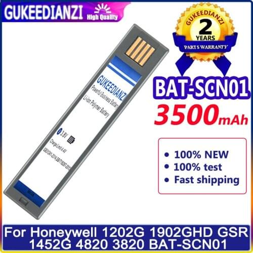 3500mAh GUKEEDIANZI Battery BAT-SCN01 For Honeywell 1202G 1902GHD GSR 1452G 4820 3820 BAT-SCN01 General Scanners