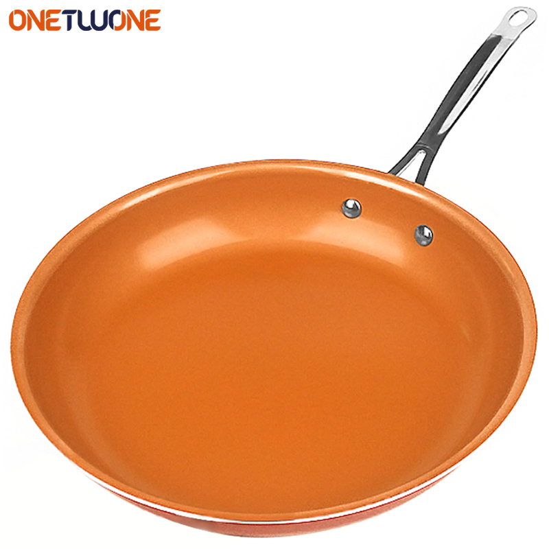 8 Inch Frying Pan with Ceramic Coating Nonstick pan Fried Egg Beef Skillets Induction Cooker Oven Heating Kitchen Pan Cookware