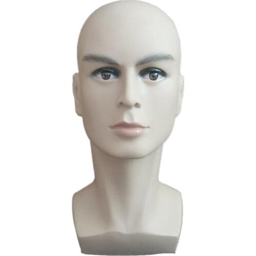 Free shiping male Mannequin Head Hat Display Wig training head model head model mens head model