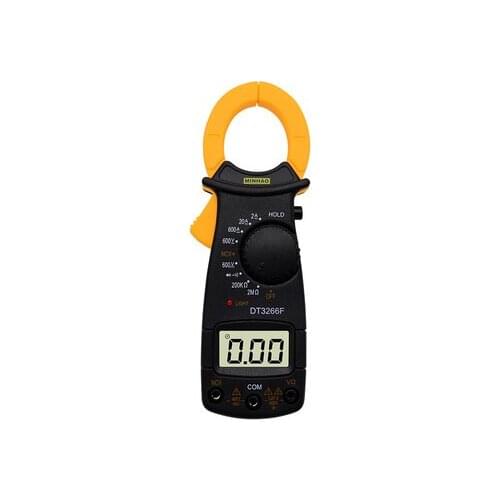 DT3266F digital clamp meter ammeter voltmeter DC AC Voltage Current resistance tester meter multimeter with buzzer