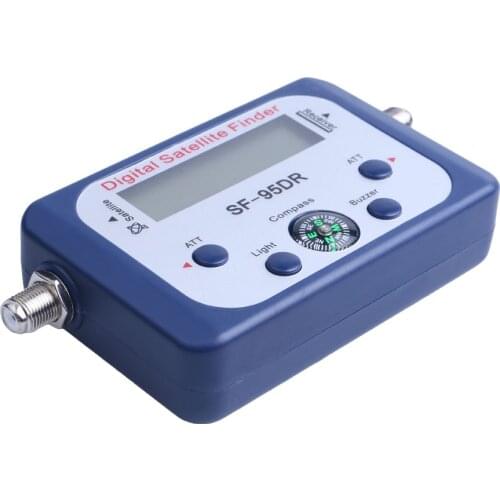 Digital Satellite Finder SF-95DR Meter Satlink Receptor TV Signal Receiver Sat Decoder DVB-T2 Satfinder