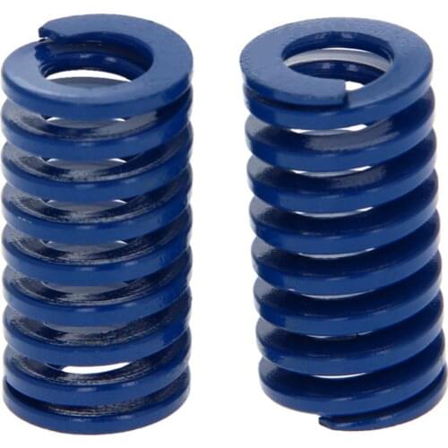 MroMax Mold Spring-Llight Load Spring Steel Paint OD 16mm ID 8mm Length 25/30/35/40/45/50/55/60/75/80/100mm 1/2/8/10pcs Hardware