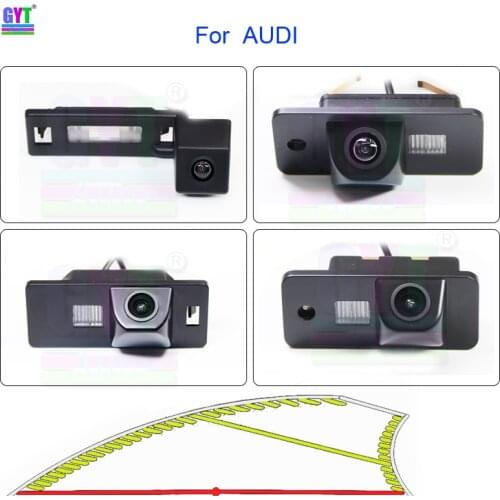 Dynamic Trajectory Tracks Parking Car Rear View Camera For Audi A3 A4 A4L A5 A6 A6L A8 A8L S3 S4 S5 S6 Q7 S8 RS3 RS4 RS6