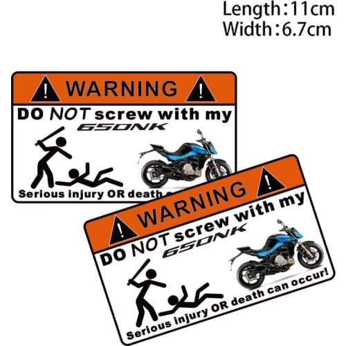 KODASKIN 2 Pieces Do Not Screw Warning Sticker Decal for CFMOTO 650NK