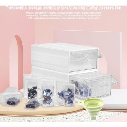 Painting Accessories Storage Container Removable Stackable Box for Accessories Set with Storage Box Container