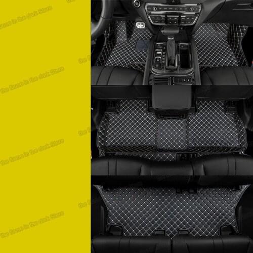 Lsrtw2017 leather car floor mats for baojun 530 2017 2018 2019 2020 auto mat foot carpet rug pad interior accessories cover