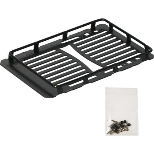 Metal Roof Rack Luggage Carrier For 1/24 RC Crawler Car Axial SCX24 AXI00002 2019 Jeep Wrangler JLU Upgrade Parts