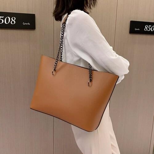 Fashion Exquisite Shopping Bag handle Retro Casual Women Totes Shoulder Bags Female Leather Solid Color Handbag for Women
