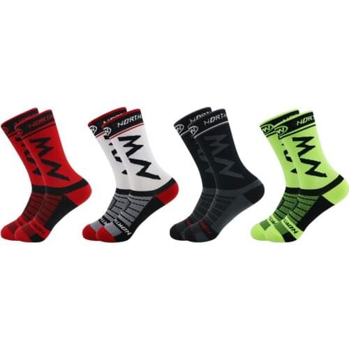 2 Pairs Brand New Men Printed Non Slip Socks Compression Socks Sports Socks