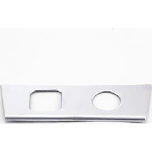 New Car Styling ABS Chrome Interior USB Interface Cover Trim Console cigarette sequins Frame For 2015 2016 Suzuki Vitara