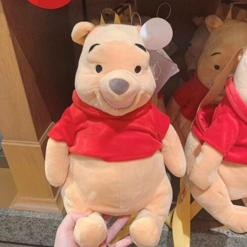 New style Shanghai Disney Winnie the Pooh Classic Plush Doll Backpack Childrens Backpack Kids Gifts AG2538