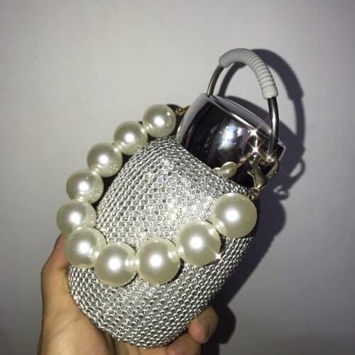 NEW sparkling Thermos insulated tumbler with pearl handle Stainless Steel Tumbler Bulk Silver Gold Kawaii Water Bottle Flask