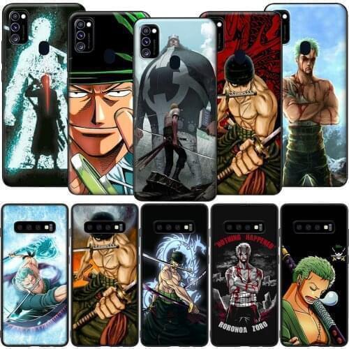 GX165 One Piece Roronoa Zoro Case for Samsung A6 A7 A8 Plus A9 A10 A20 A30 A40 A50 A60 A70 A01 EU A11 A21S A31 A41