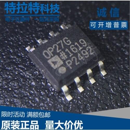 10pcs/lot OP27 OP27G OP27GS OP27GSZ Gates Sop-8 Operational Amplifier Brand New & Original