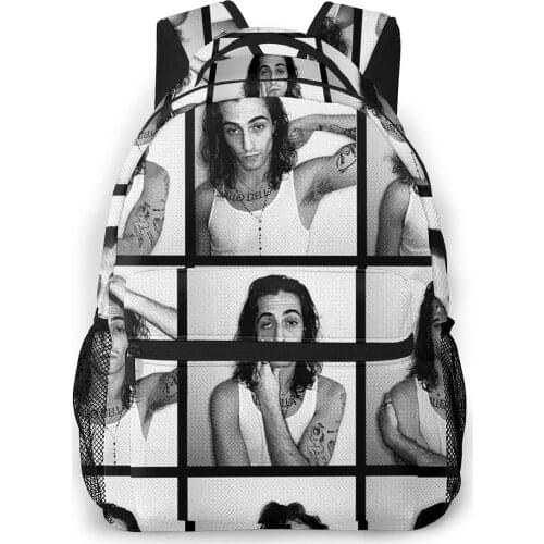 Maneskin,Damiano David Backpack for Girls Boys Travel RucksackBackpacks for Teenage school bag