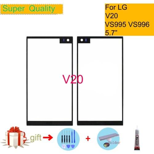 For LG V20 VS995 VS996 LS997 H910 H915 H990 F800 Touch Screen Front Glass Panel Front Outer Glass Lens For LG V20 LCD Glass