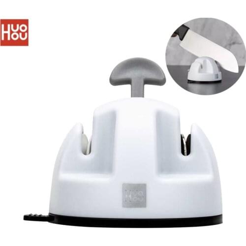 Huohou Knife Sharpener Whetstone Sharpening Stone Grinder Knives Grindstone Diamond Ceramic Sharpener Kitchen Tools