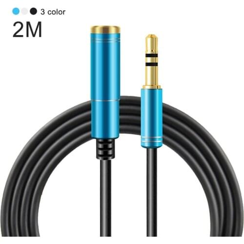 Universal 3.5mm Male to Female Audio Cable Speaker Computer AUX Extension Wire