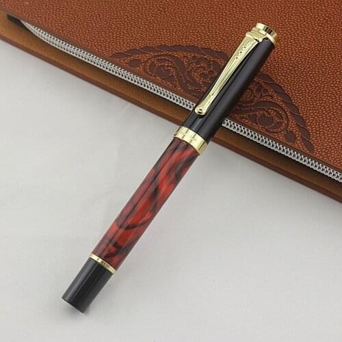 High Quality Luxury Jinhao 500 Metal Rollerball Pen 0.5MM Nib Gold Clip Office and School Accessories Pens for Writing