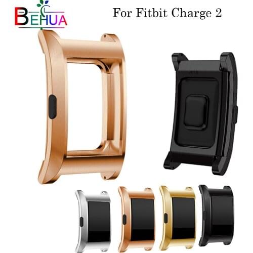 Smart watch protective case For Fitbit Charge 2 watch Stainless Steel Full protection case For Fitbit Charge 2 protective shell