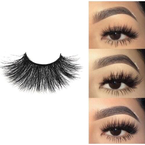 1 pair 3D Mink Eyelashes Cruelty free Lashes Makeup Dramatic False Eye Lashes Fluffy Full Strip Thick Mink Lashes Faux Cils