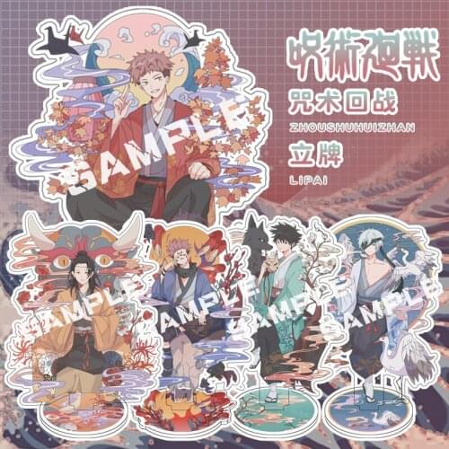 16CM Anime Game Jujutsu Kaisen Itadori Yuji Fushiguro Megumi Gojo Satoru Acrylic desktop Ornaments Model Toys Gift