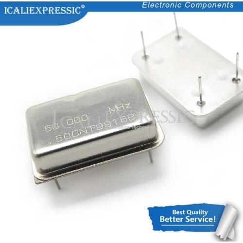 5PCS Rectangular active crystal oscillator 50M 50MHZ 50.000MHZ 10M 10MHZ 10.000MHZ DIP-4 In Stock