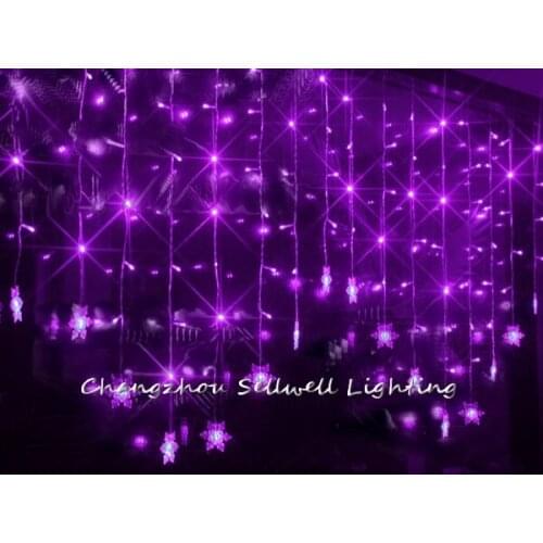 Promotion Navidad Christmas Decoration Good!studio Showcase Shop Decoration Holiday Lighting 1*2m Snow Led Lamp H039(5)