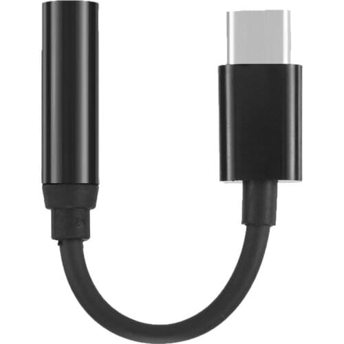 Type-C to 3.5mm Earphone cable Adapter usb 3.1 Type C USB-C male to 3.5 AUX audio female Jack for Xiaomi Samsung