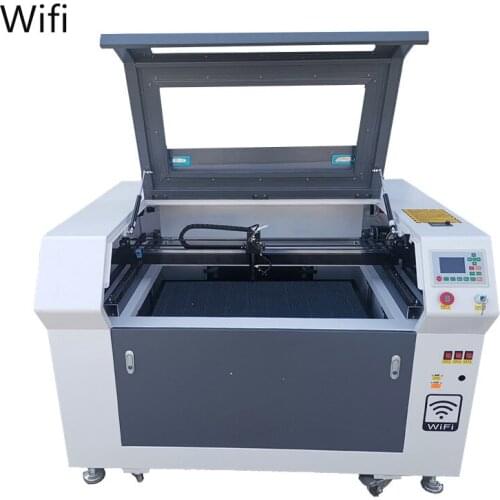 Laser engraving machines 6090 wifi laser cnc/ 80w 100w co2 laser cutter for wood acrylic paper glass