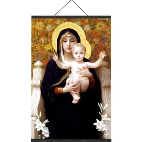 La Vierge au Lys The Virgin of the Lilies Oil Painting