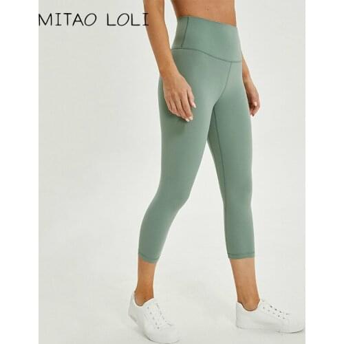 MITAO LOLI 2.0 Buttery-soft Naked-Feel Athletic Fitness Cpari Pants Women Four-way Stretchy Gym Yoga Sport Cropped Tights