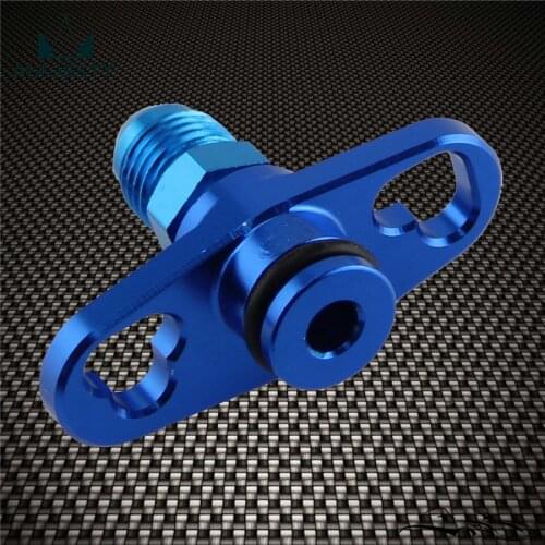 NEW FUEL RAIL ADAPTER With AN6 Tail For Mitsubishi Evo 1-3 ECLIPSE DSM