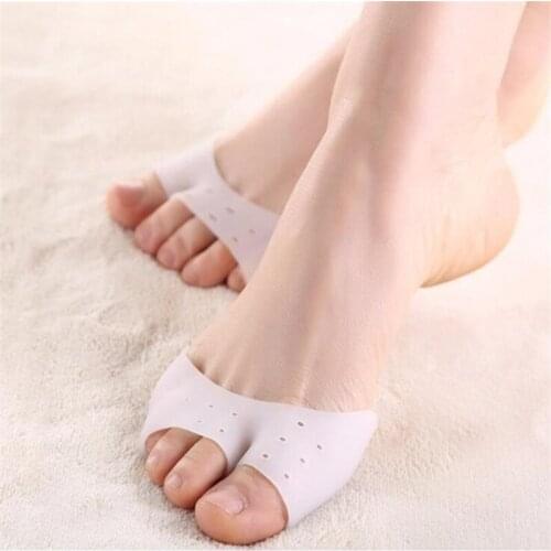 Shoe Cushion Silicone Gel Half Toe Sleeves Foot Care Elastic Pads Pain Relief For Men Women Toe Separator Forefoot Pad