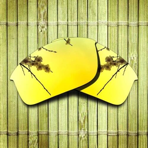 Polarized Replacement Lense For-Oakley Thinlink Sunglasses Frame True Color Mirrored Coating - Yellow Options