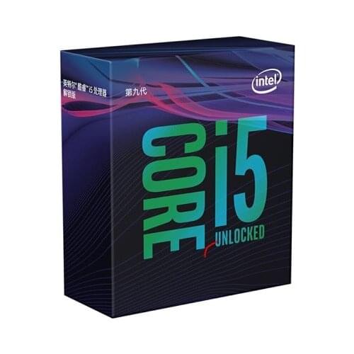 Intel Core i5-9600K i5 9600K 3.7 GHz Six-Core Six-Thread CPU Processor 9M 95W LGA 1151 new and sealed but without cooler