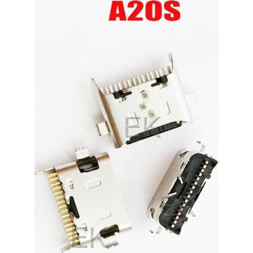 100pcs For Samsung Galaxy A01 A015 A015F/DS A10S A20S A30S Micro USB Jack Connector Socket Charging