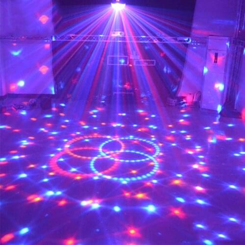 Christmas LED Disco Light Sound Control Party Light Disco Ball Sound Activated Strobe DJ DMX Stage Light Halloween Projector