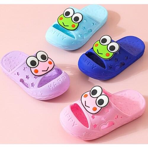 Kids Slippers for Boys Girls Cartoon Shoes Summer Toddler Flip Flops Baby Indoor Slippers Beach Swimming Slippers for Children