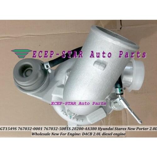 Turbo GT1549S 767032 767032-0001 767032-5001S 28200-4A380 282004A380 Turbocharger For Hyundai Starex New Porter 2007- D4CB 2.0L