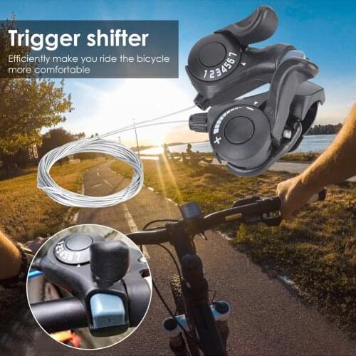 Bike Shifter 3 X 7 Speed Thumb Gear Shifter Replacement Bicycle Accessories For Most Bicycle Road Bike Kit Shimano