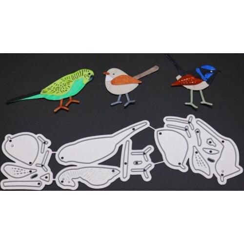 YINISE Metal Cutting Dies For Scrapbooking Stencils Birds DIY CUT Album Cards Decoration Embossing Folder Craft Die Cuts Tools