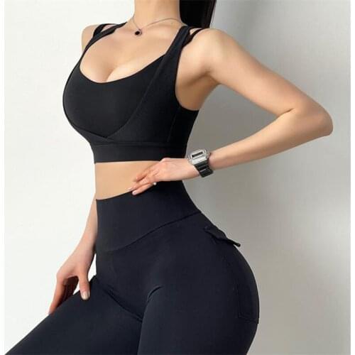 Women Sports Bra Sexy Push Up Fitness Athletic Gym Active Wear Padded Yoga Bra Running Underwear Crop Tops Sportswear