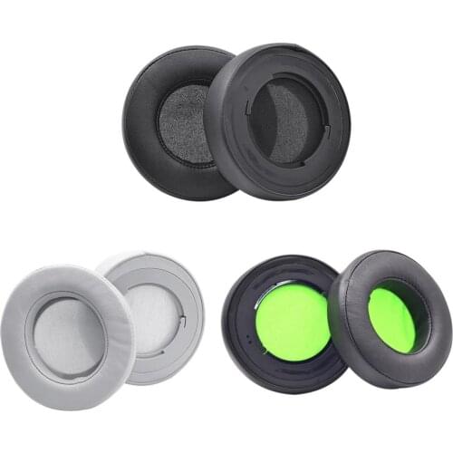 1 Pair EarPads For Ra-zer Kraken Pro 7.1 V2 Replacement PU Leather & Memory Foam Gaming Headphone Ear Cushion Oval Earmuff