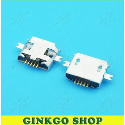 1000pcs/lot 5Pin Micro USB Connector jack Tablet Charge Socket for Moto Mobile Phone