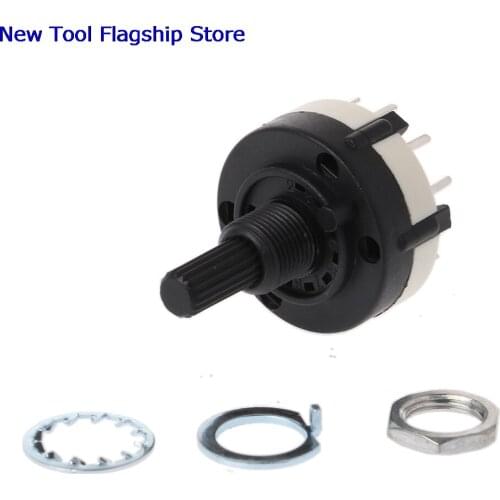 2 Pole 6 Way / 3 Pole 4 Way Rotary Switch - Good Quality - 1st CLASS POST