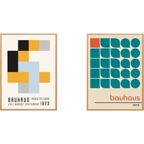 Abstract Geometry Canvas Painting Modern Exhibition Wall Art Minimalist Picture Posters Print Living Room Gallery Decoration