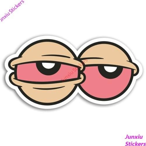 Funny Eyes Car Sticker Car Accessories Vinyl Decal Cover Waterproof Headlight Rearvie Mirror PVC 13cm X 13cm