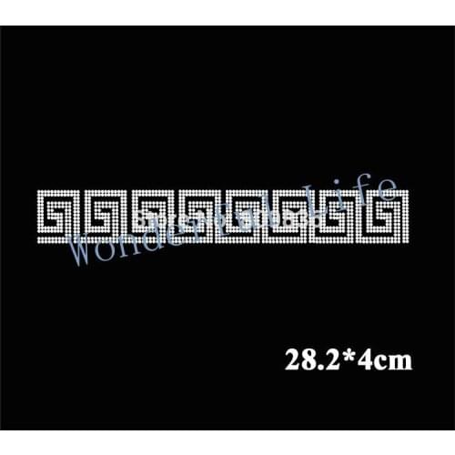 Free Shipping 40PCS/lot Newest design hotfix rhinestone garment embellishment Heat transfer